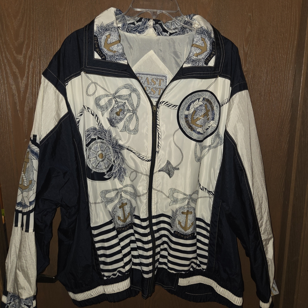 Vintage 4x Nautical Themed Jacket with Anchor Design